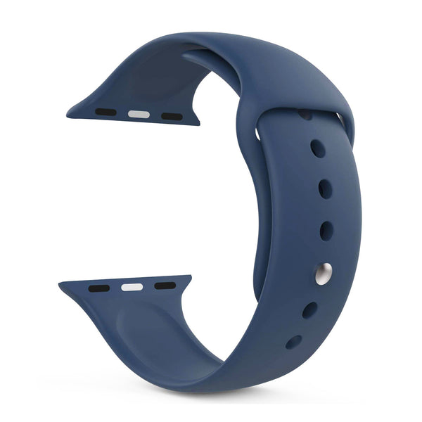 Silicone Sports Watch Strap for Apple Watch Series 5/4/3/2/1 (Air Force Blue)