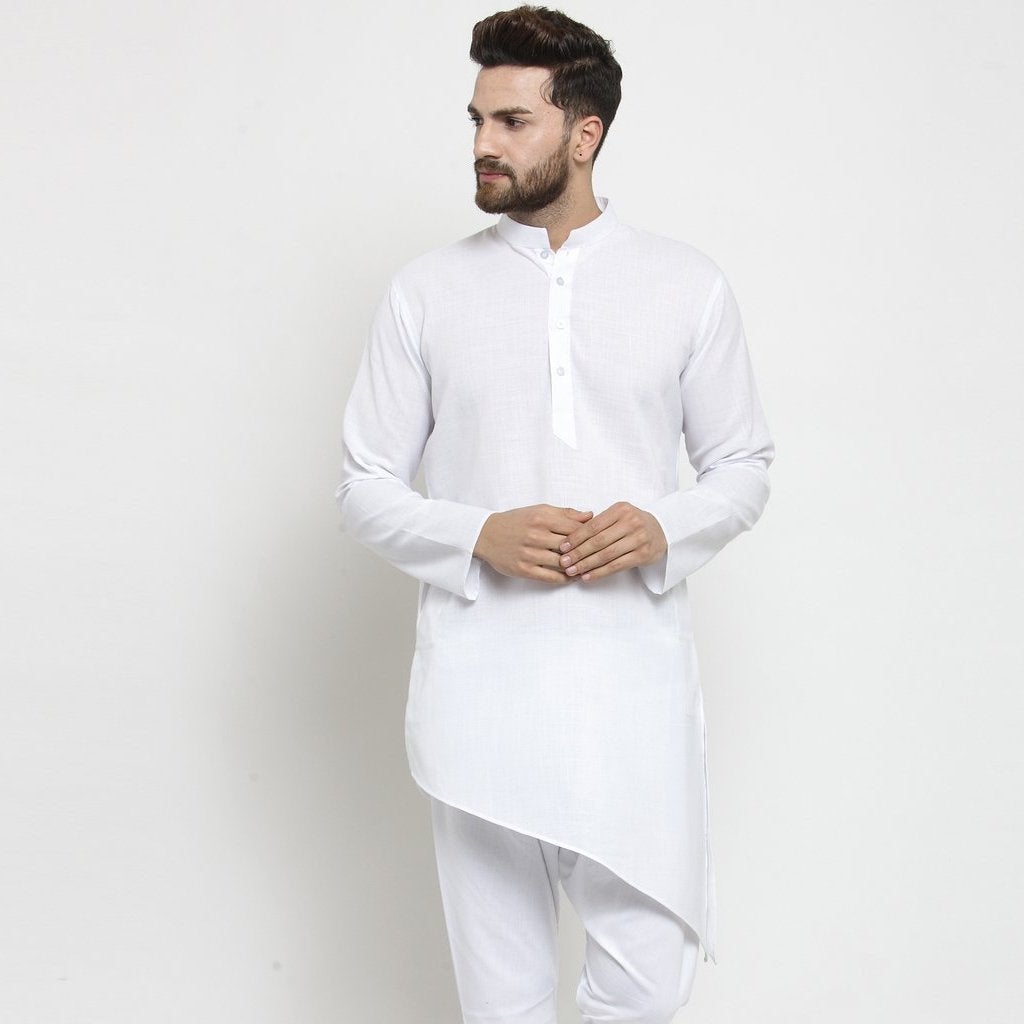 Kurta pajama design cheap for man white