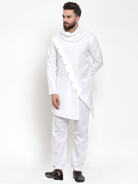 Designer Linen Kurta Pajama Set