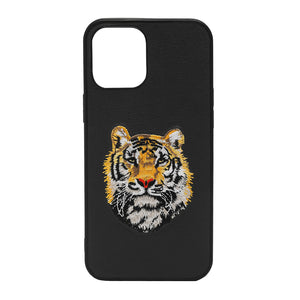 Tiger Leather Back Case Cover