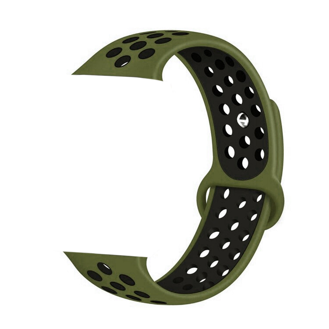 Nike Sport Band Apple Watch Series Green Band Bright Green Blue