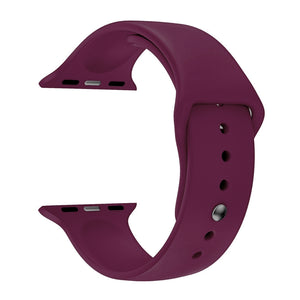 Silicone Sports Watch Strap for Apple Watch Series 5/4/3/2/1 (Jam Pink)