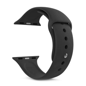 Silicone Sports Watch Strap for Apple Watch Series 5/4/3/2/1 (Dark Grey)