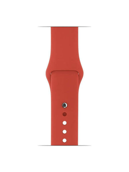 iWatch Soft Silicone Strap Compatible with Apple Watch (Coral)