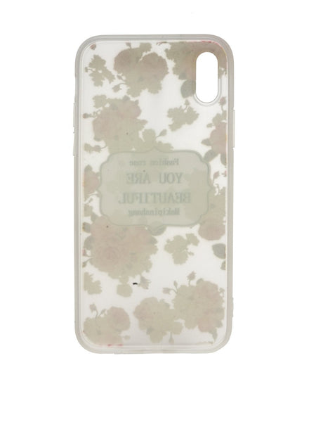 New Flower Print You Are Beautiful iPhone X Case