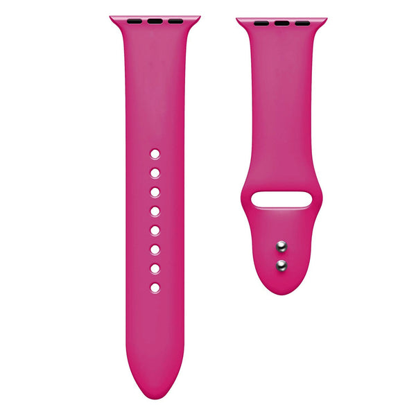 Silicone Sports Watch Strap for Apple Watch Series 5/4/3/2/1(Magenta)