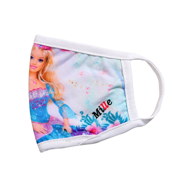 Barbie Face Mask -Printed Cloth Washable Reusable Face Mask Cover