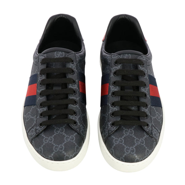 Ace Sneakers Leather With Web Bands