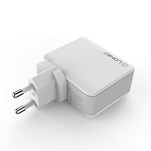 4 USB Ports Home Charge Adapter - White (GET FREE MASK ON YOUR PURCHASE)
