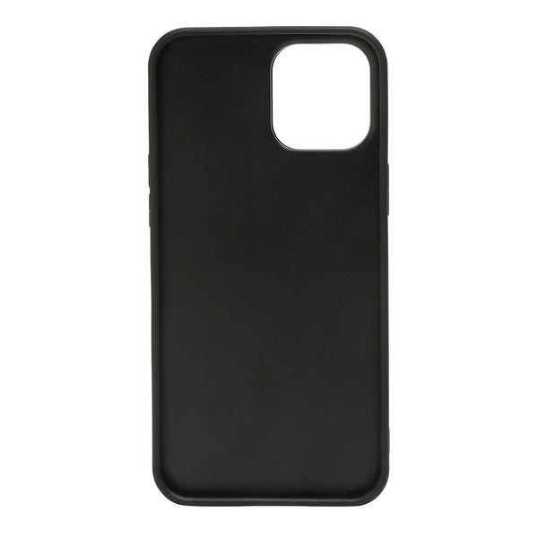 Chimpanzee Leather Back Case Cover for Apple iPhone - Black