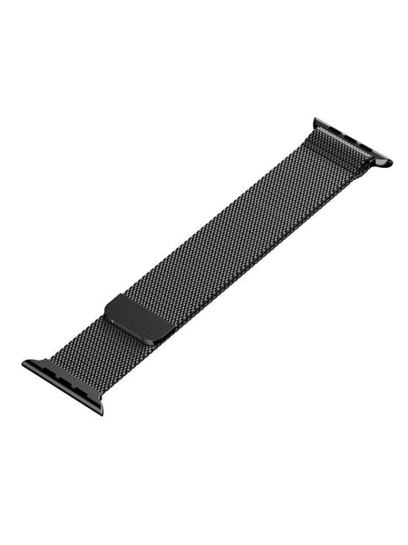 Stainless Steel Watch Strap for Apple Watch Series 5/4/3/2/1(Black)