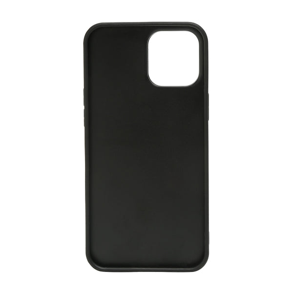 Cat Leather Back Case Cover for Apple iPhone - Black