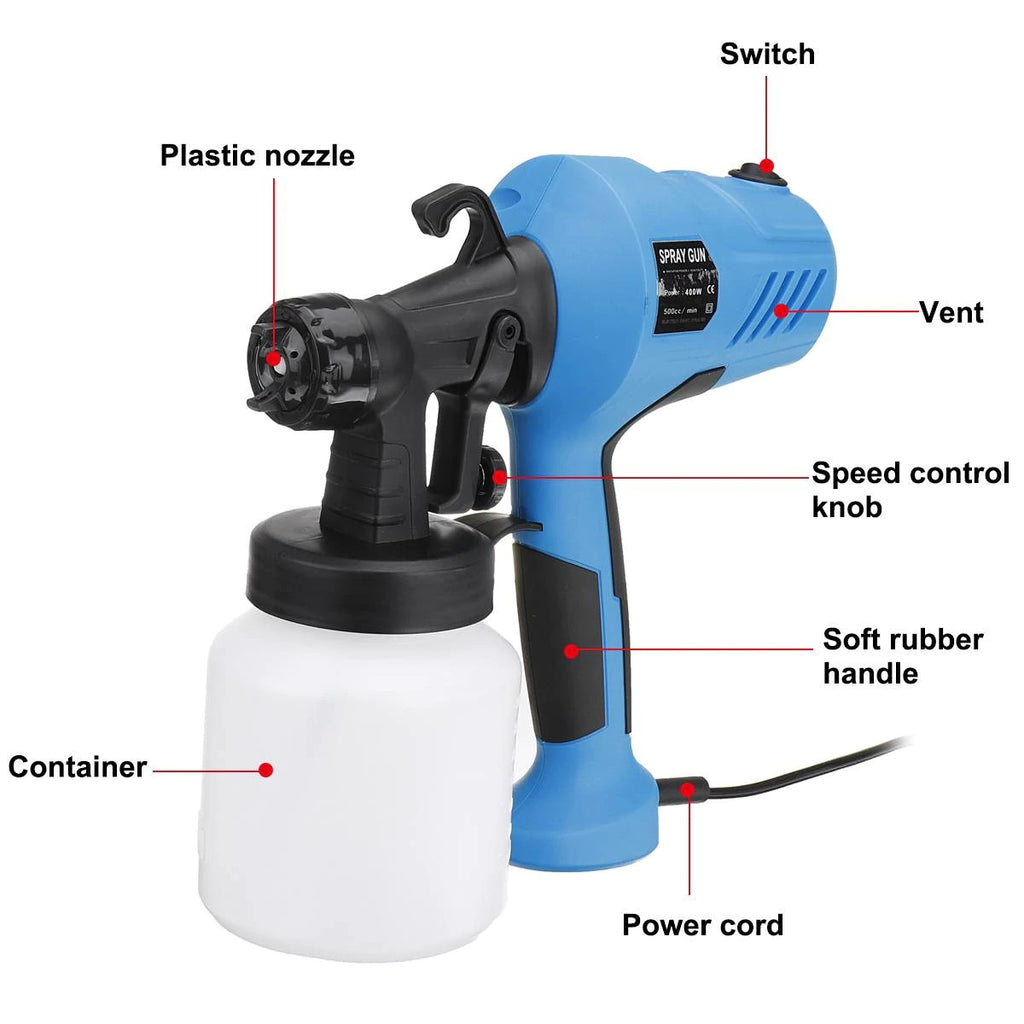 Dropship 750W Electric Paint Sprayer Handheld HVLP Spray Painter Painting  Spray Gun For Fences Brick Walls to Sell Online at a Lower Price