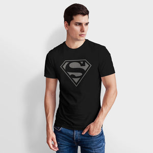 Superman Printed Cotton Gym Tshirt