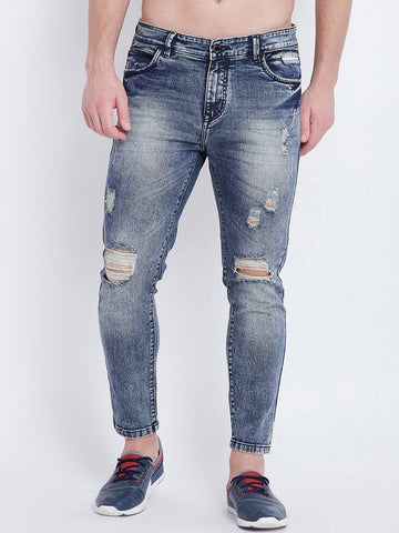  distressed stretchable jeans