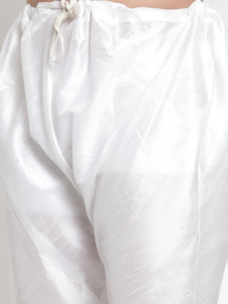 Designer Beige Kurta With Churidar Pajama Set in Linen For Men by Treemoda