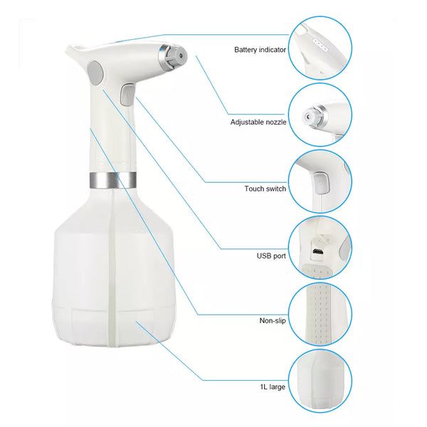 Rechargeable Wireless Sanitizer Spray Bottle for Home, Car, Office etc
