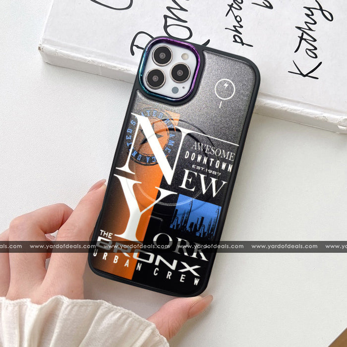 Designer NY Luxury Magsafe Back Case for iPhone 12, 13 & 14 Series