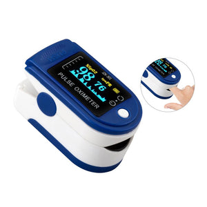 Fingertip Pulse Oximeter Blood Oxygen Saturation and Heart Rate Monitor