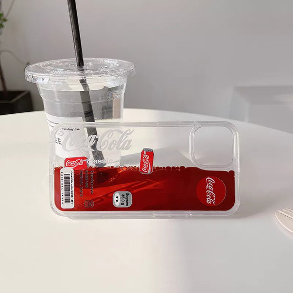 Liquid Soft Drink Back Case for iPhone