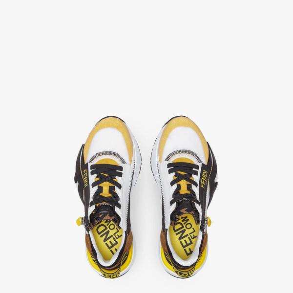 Multicolour Nylon Low-Tops Sneakers