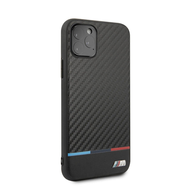 BMW Tricolor With Metal Logo For iPhone - Black