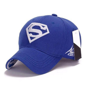Blue Superman Embroidered Baseball cap