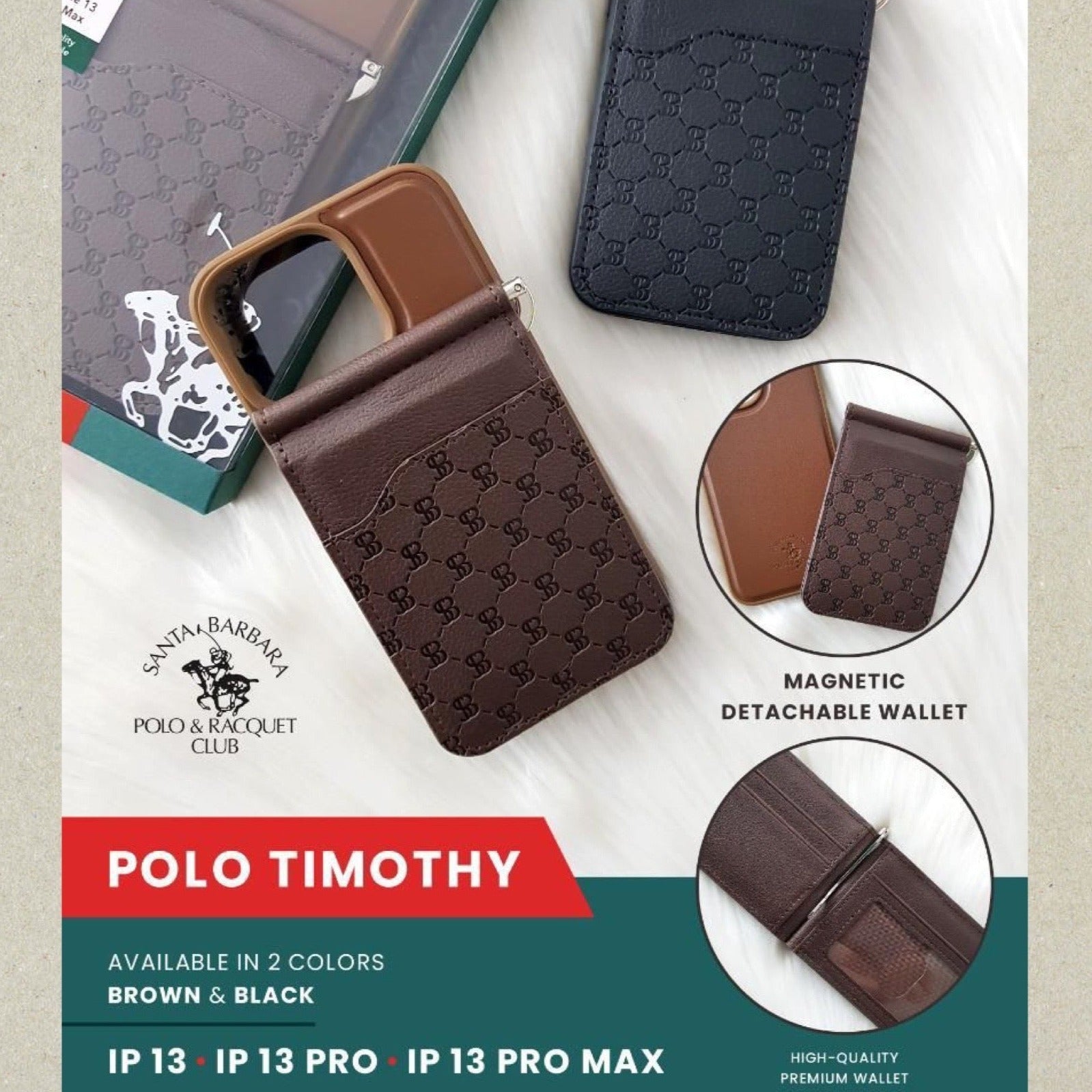 POLO TIMOTHY 2022 EDITION LEATHER CASE WITH MONEY CLIPPER