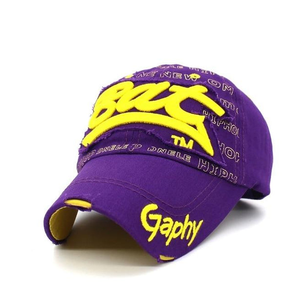 New Summer cotton hat women baseball caps letters adjustable snapbacks hip hop cap men's hats