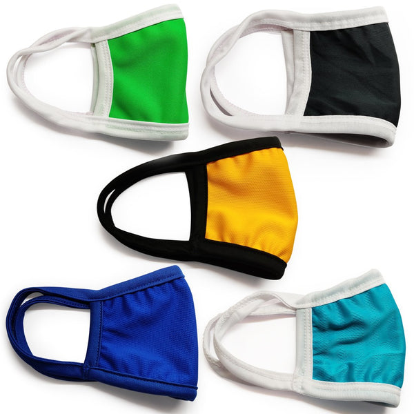 New Anti-Pollution Mouth Nose Lycra Cover Face Mask For Protection (Pack of 5)