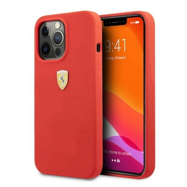 Ferrari Red Silicone Case for iPhone 13 & 14 Series