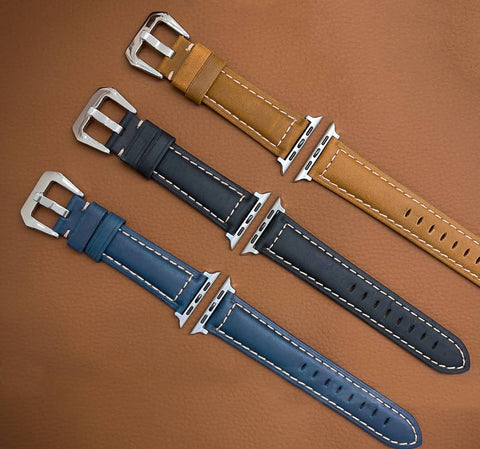 Suede Leather Apple Watch Strap (42-44MM)
