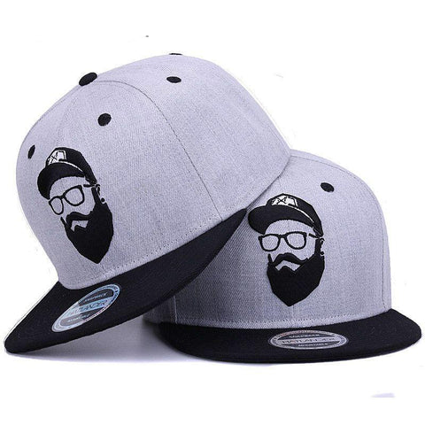 Original grey cool hip hop cap men women hats vintage embroidery character baseball caps