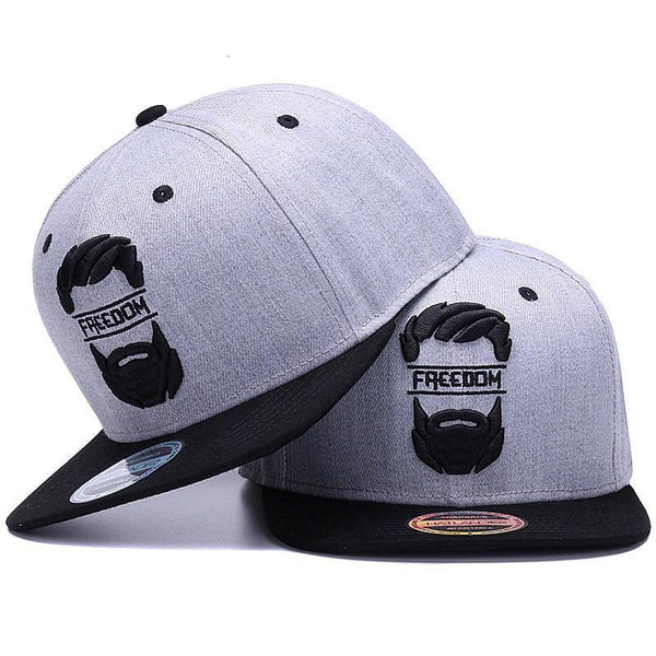 HATLANDER Original snapback cap men flat brim bone baseball caps