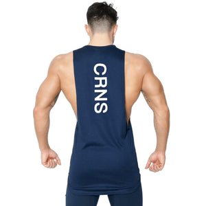 Mens Gyms Fitness Tank Tops 2019 New Bodybuilding Workout Sleeveless Shirt Male Summer Casual Stringer Singlet Brand Clothing