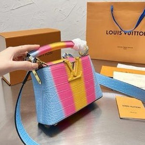 Luxurious Multi-hued Pastel Bag