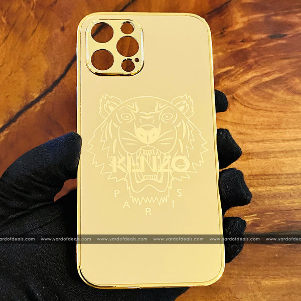 Royal Golden Back Case Cover for iPhone