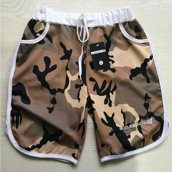 Men Fitness Bodybuilding Camouflage Shorts 2018 Man Gyms Workout Short Pants Male Summer Casual fashion Beach Jogger Sportswear