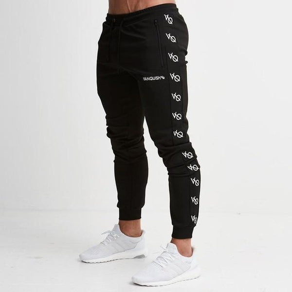 Men Slim Drawstring Cotton Sweatpants Gyms Fitness Trousers Man Jogger Workout Casual Fashion Pant Brand Pencil Pants Sportswear