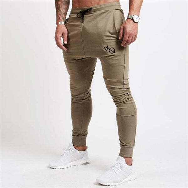 Mens Gyms Fitness Sweatpants Male Cotton Trousers Men Jogger Spring Autumn Workout Pencil Pant Casual Fashion Slim Brand Pants