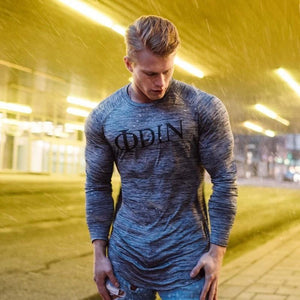 Male Casual  Long sleeve dry t shirt  T-shirt For Men