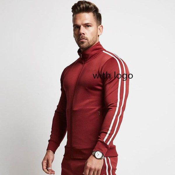 New Men's Jackets Autumn Winter Zipper Cotton Coats Sweatshirts Man Outerwear Casual Fashion Brand Male Jogger Workout Clothing