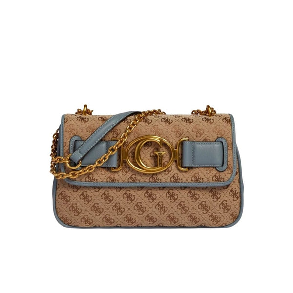 Convertible Xbody Flap Latte Crossbody Bag In Town.