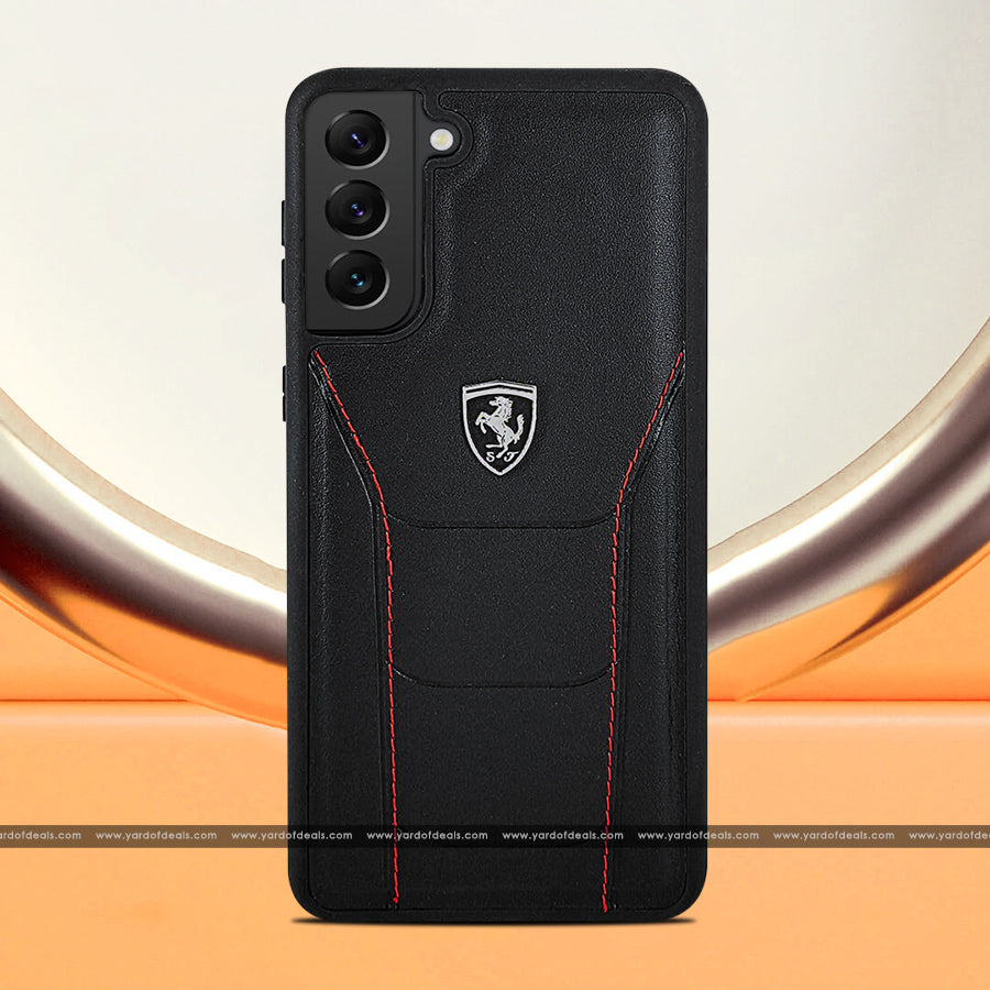 Ferrari Heritage Leather Case for Samsung Galaxy S22 Series