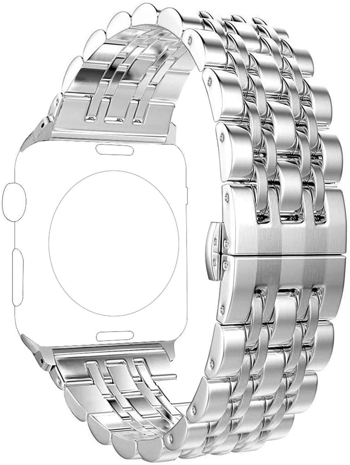 Stainless Steel Band For Apple Watch Series.