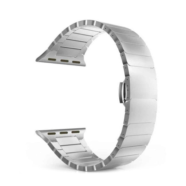 Classic Stainless Steel Bracelet Apple Watch Band.