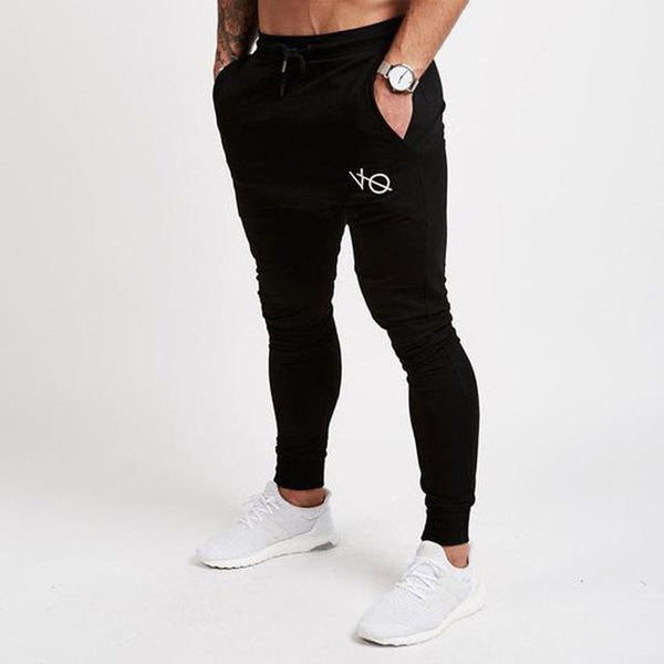 2019 New Men Brand Joggers Sweatpants Gyms Workout Fitness Cotton Trousers Male Casual Fashion Skinny Track Pants - Yard of Deals