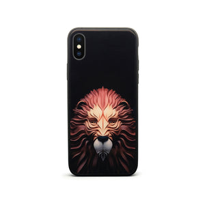 Lion Face Printed Mobile Case Cover for Apple iPhone X