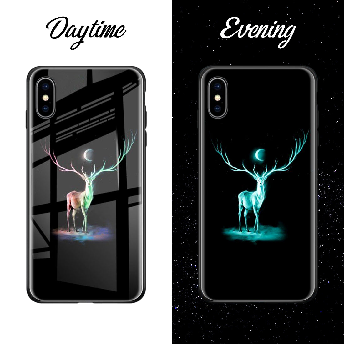 Design Glows In Night Printed Mobile Case Cover for Apple iPhone X