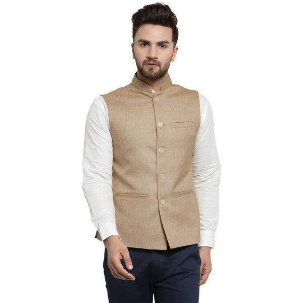 Buy online Men's Cotton Nehru Jacket Cream Color from Jackets for Men by  Jana Fashion for ₹1599 at 30% off | 2024 Limeroad.com
